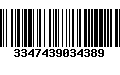 Código de Barras 3347439034389