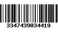 Código de Barras 3347439034419