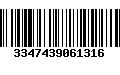 Código de Barras 3347439061316