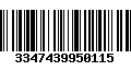 Código de Barras 3347439950115