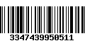 Código de Barras 3347439950511