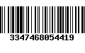 Código de Barras 3347468054419