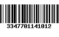 Código de Barras 3347701141012