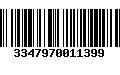 Código de Barras 3347970011399