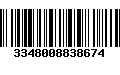 Código de Barras 3348008838674