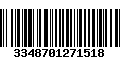 Código de Barras 3348701271518