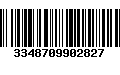 Código de Barras 3348709902827