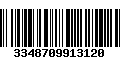 Código de Barras 3348709913120