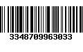 Código de Barras 3348709963033