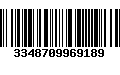 Código de Barras 3348709969189