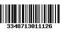 Código de Barras 3348713011126