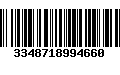 Código de Barras 3348718994660