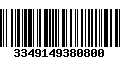 Código de Barras 3349149380800