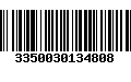 Código de Barras 3350030134808