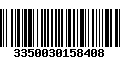 Código de Barras 3350030158408