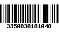 Código de Barras 3350030181048