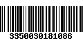 Código de Barras 3350030181086