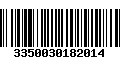 Código de Barras 3350030182014