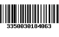 Código de Barras 3350030184063