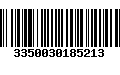 Código de Barras 3350030185213