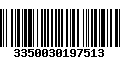 Código de Barras 3350030197513