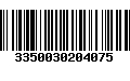 Código de Barras 3350030204075