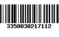 Código de Barras 3350030217112