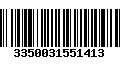 Código de Barras 3350031551413