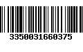 Código de Barras 3350031660375