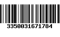 Código de Barras 3350031671784