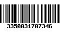 Código de Barras 3350031707346