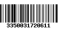 Código de Barras 3350031720611