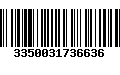 Código de Barras 3350031736636