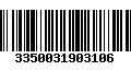 Código de Barras 3350031903106