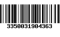 Código de Barras 3350031904363