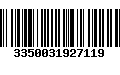 Código de Barras 3350031927119