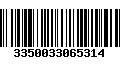 Código de Barras 3350033065314