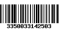 Código de Barras 3350033142503