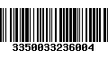 Código de Barras 3350033236004