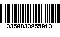 Código de Barras 3350033255913