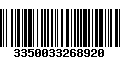 Código de Barras 3350033268920