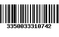 Código de Barras 3350033310742