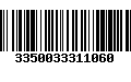 Código de Barras 3350033311060