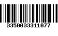 Código de Barras 3350033311077