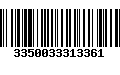 Código de Barras 3350033313361