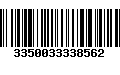 Código de Barras 3350033338562