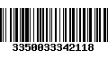 Código de Barras 3350033342118