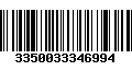 Código de Barras 3350033346994