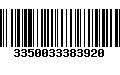 Código de Barras 3350033383920