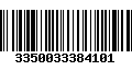 Código de Barras 3350033384101